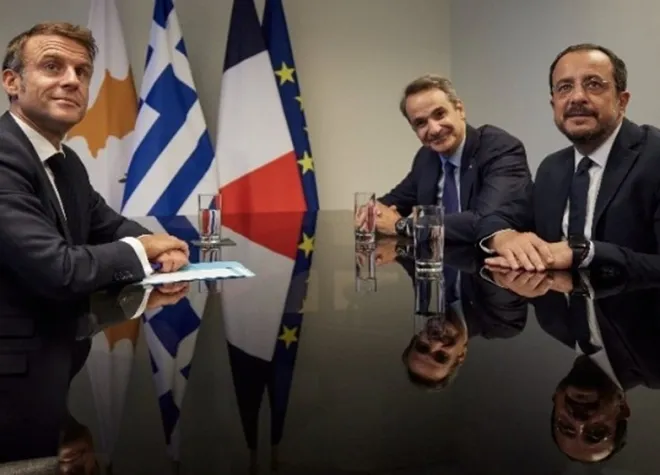 macron mitsotakis xristodoulidis