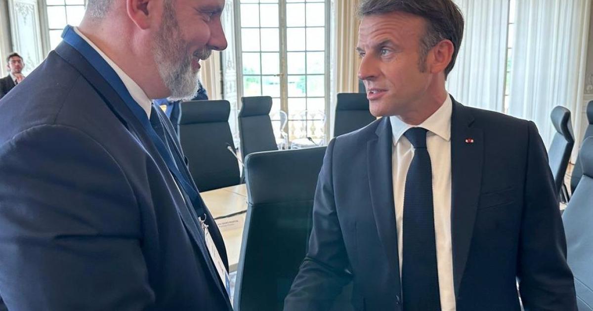 Ce que le patron de Sunlight a discuté avec Macron à Paris